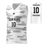 Basketball Jersey Glitch - White